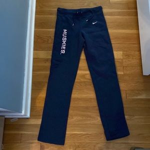 Navy blue UConn huskies sweatpants